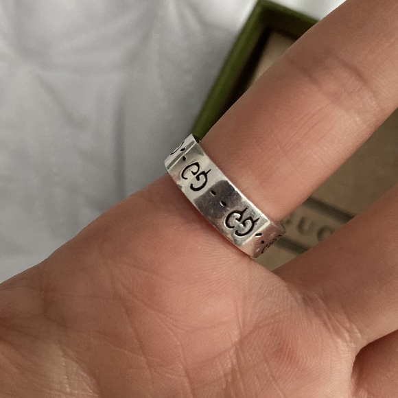 Gucci Ghost ring SILVER size 13 - Picture 4 of 8